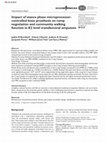 Research paper thumbnail of Impact of stance phase microprocessor-controlled knee prosthesis on ramp negotiation and community walking function in K2 level transfemoral amputees