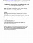 Research paper thumbnail of High-density, targeted monitoring of tyrosine phosphorylation reveals activated signaling networks in human tumors