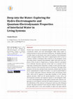 Research paper thumbnail of Deep into the Water: Exploring the Hydro-Electromagnetic and Quantum-Electrodynamic Properties of Interfacial Water in Living Systems