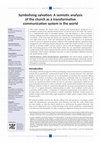 Research paper thumbnail of Symbolising salvation: A semiotic analysis of the church as a transformative communication system in the world