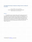 Research paper thumbnail of The Neighborhood Impact of Subprime Lending, Predatory Lending and Foreclosure