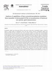 Research paper thumbnail of Analysis of Capabilities of Bias-corrected Precipitation Simulation from Ensemble of Downscaled GCMs in Reconstruction of Historical Wet and Dry Spell Characteristics