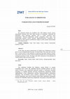 Research paper thumbnail of ZfWT Zeitschrift für die Welt der Türken TÜRK ZEKÂSI VE GİRİŞİMCİLİK TURKISH MIND AND ENTREPRENEURSHIP