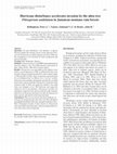 Research paper thumbnail of Hurricane disturbance accelerates invasion by the alien tree Pittosporum undulatum in Jamaican montane rain forests