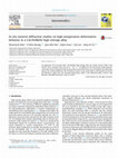 Research paper thumbnail of In-situ neutron diffraction studies on high-temperature deformation behavior in a CoCrFeMnNi high entropy alloy