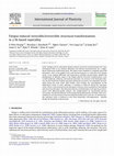 Research paper thumbnail of Fatigue-induced reversible/irreversible structural-transformations in a Ni-based superalloy