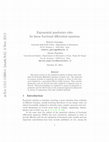 Research paper thumbnail of Exponential quadrature rules for linear fractional differential equations