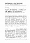 Research paper thumbnail of Journal of Degraded and Mining Lands Management