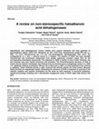 Research paper thumbnail of A review on non-stereospecific haloalkanoic acid dehalogenases