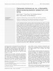 Research paper thumbnail of Caloramator boliviensis sp. nov., a thermophilic, ethanol-producing bacterium isolated from a hot spring