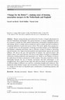 Research paper thumbnail of ‘Change for the Better?’—making sense of housing association mergers in the Netherlands and England