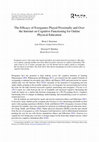 Research paper thumbnail of The Efficacy of Exergames Played Proximally and Over the Internet on Cognitive Functioning for Online Physical Education