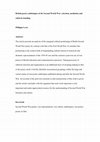 Research paper thumbnail of Continuities and Disjunctions: Investigating British Poetry Anthologies of the Second World War