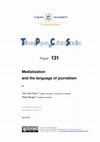 Research paper thumbnail of Mediatization and the language of journalism by Mediatization and the language of journalism