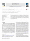 Research paper thumbnail of Physical and chemical properties of traditional and water-mixable oil paints assessed using single-sided NMR