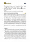 Research paper thumbnail of Conveyor-Belt Dryers with Tangential Flow for Food Drying: Mathematical Modeling and Design Guidelines for Final Moisture Content Higher Than the Critical Value