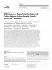 Research paper thumbnail of Differences in Reporting the Ragweed Pollen Season Using Google Trends across 15 Countries