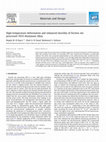 Research paper thumbnail of High-temperature deformation and enhanced ductility of friction stir processed-7010 Aluminum Alloy