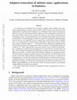 Research paper thumbnail of Adaptive truncation of infinite sums: applications to Statistics