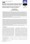 Research paper thumbnail of Evaluation of two companies' sales teams with the BCG matrix using profit and contribution margin