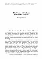 Research paper thumbnail of The Women of Durban's Dockside Sex Industry