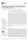 Research paper thumbnail of The Heterogeneous Impact of Sectoral Foreign Aid Inflows on Sectoral Growth: SUR Evidence from Selected Sub-Saharan African and MENA Countries