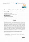 Research paper thumbnail of Gender and the translation of audiovisual non-profit advertising