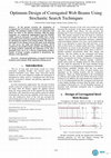 Research paper thumbnail of Optimum Design of Corrugated Web Beams Using Stochastic Search Techniques