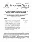 Research paper thumbnail of Zinc oxide nanoparticles for the photocatalytic reduction of hexavalent chromium in wastewater under sunlight