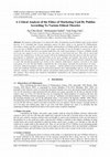 Research paper thumbnail of Ethical Theories and Computer Ethics