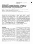 Research paper thumbnail of EIAV vector-mediated delivery of endostatin or angiostatin inhibits angiogenesis and vascular hyperpermeability in experimental CNV