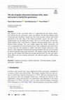 Research paper thumbnail of The role of dyadic interactions between CEOs, chairs and owners in family firm governance