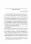 Research paper thumbnail of El control constitucional de las políticas públicas como correlato de la exigibilidad de los derechos sociales