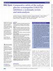 Research paper thumbnail of Comparative safety of the sodium glucose co-transporter 2 (SGLT2) inhibitors: a systematic review and meta-analysis