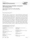 Research paper thumbnail of Higher-level metazoan relationships: recent progress and remaining questions