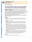 Research paper thumbnail of HIV type-1 clade C resistance genotypes in treatment-naive patients and after first virological failure in a large community antiretroviral therapy programme