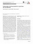 Research paper thumbnail of Characteristics of herring marinated in reused brines after microfiltration