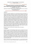 Research paper thumbnail of Sustainable management of agricultural lands using GIS: A Spatio-Temporal analysis of irrigation water quality in Vadodara taluk