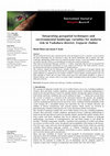 Research paper thumbnail of Integrating geospatial techniques and environmental landscape variables for malaria risk in Vadodara district, Gujarat (India)