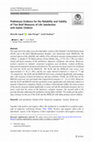 Research paper thumbnail of Preliminary Evidence for the Reliability and Validity of Two Brief Measures of Life Satisfaction with Italian Children