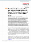 Research paper thumbnail of Transfrontier Conservation Areas and Human-Wildlife Conflict: The Case of the Namibian Component of the Kavango-Zambezi (KAZA) TFCA