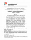 Research paper thumbnail of Three-dimensional morphometric ontogeny of mollusc shells by micro-computed tomography and geometric analysis