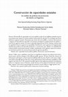 Research paper thumbnail of Construcción de capacidades estatales: Un análisis de políticas de promoción del diseño en Argentina