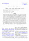 Research paper thumbnail of Dust grains from the heart of supernovae