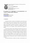 Research paper thumbnail of El problema de la subjetividad y la intersubjetividad en la vivencia y el espíritu objetivo diltheyano