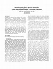 Research paper thumbnail of Bootstrapping Deep Neural Networks from Image Processing and Computer Vision Pipelines