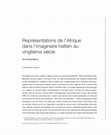 Research paper thumbnail of Représentations de l'Afrique dans l'imaginaire haïtien au vingtième siècle