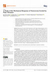 Research paper thumbnail of A Study of the Mechanical Response of Nonwovens Excited by Plate Vibration