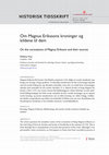 Research paper thumbnail of Om Magnus Erikssons kroninger og kildene til dem