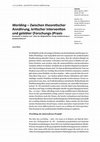 Research paper thumbnail of Worlding – Zwischen theoretischer Annährung, kritischer Intervention und gelebter (Forschungs-)Praxis. Kommentar zu Stephan Lanz’ „Über (Un-)Möglichkeiten, hiesige Stadtforschung zu postkolonialisieren“